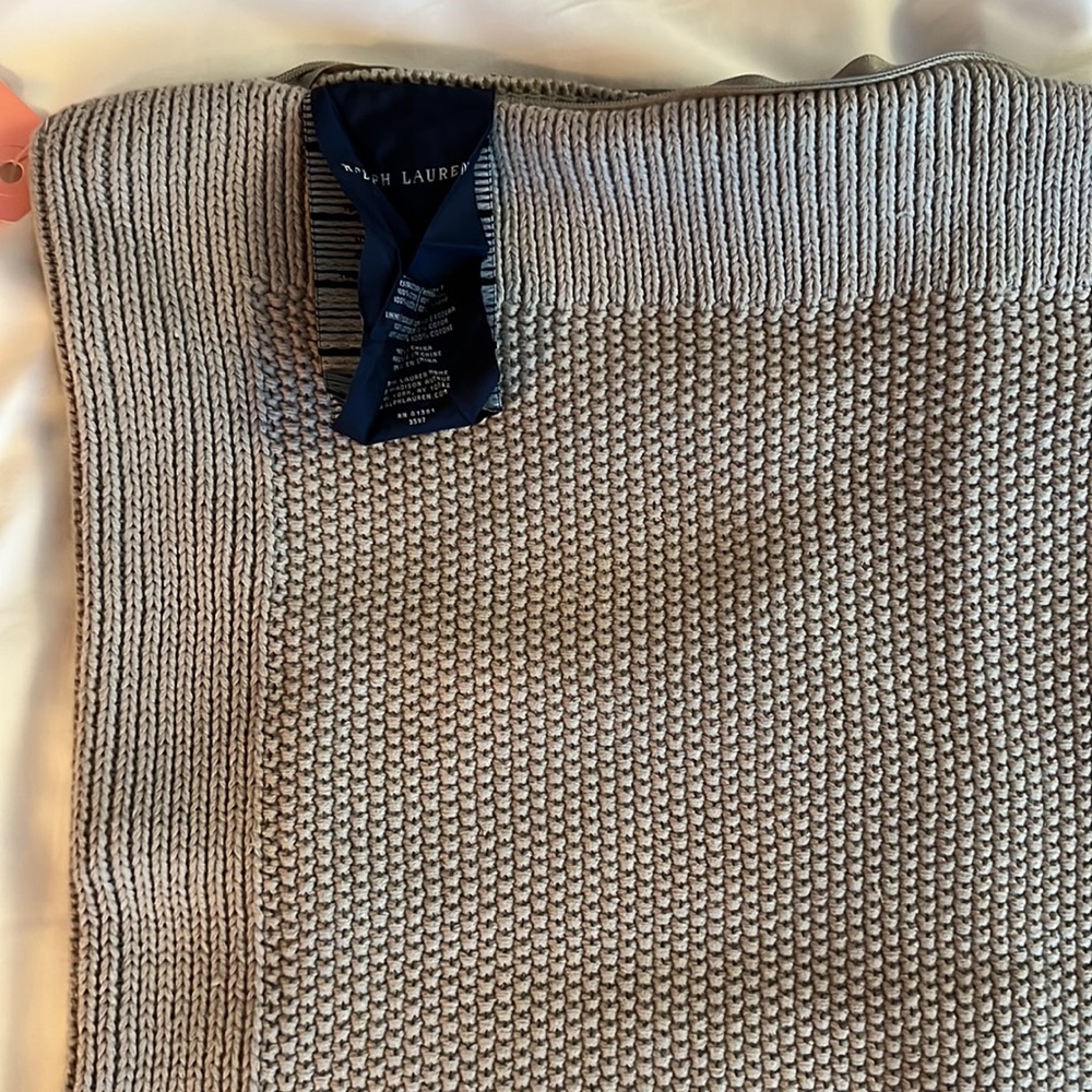 Ralph Lauren Home Throw knitted pillow case cover - Picture 2 of 4